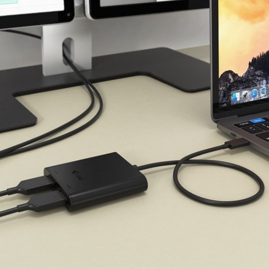 i-tec C31DUAL4KHDMI USB-Grafikadapter 3840 x 2160 Pixel Schwarz