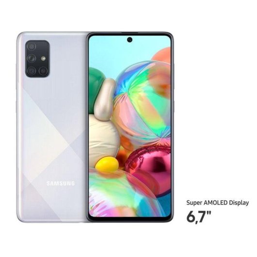 Samsung Galaxy A71 4G 6GB 128GB 6.7" Prism Crush Silver