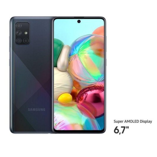 Samsung Galaxy A71 4G 6GB 128GB 6.7" Noir