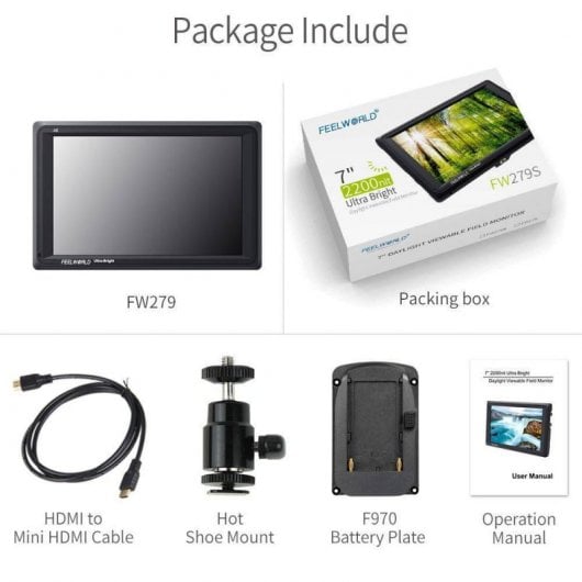 Feelworld FW279 Monitor Externo 7"