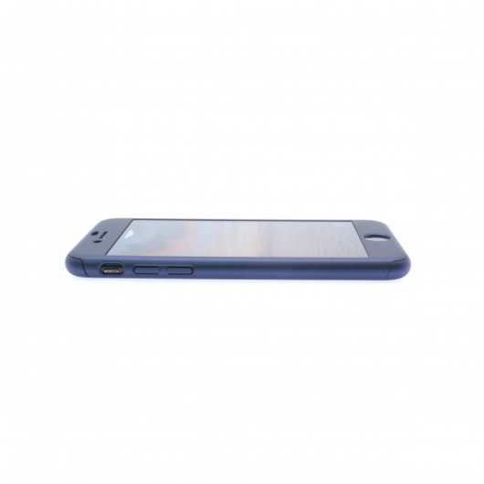 Quick Media Funda 2 en 1 Azul + Cristal Templado para iPhone 7/8