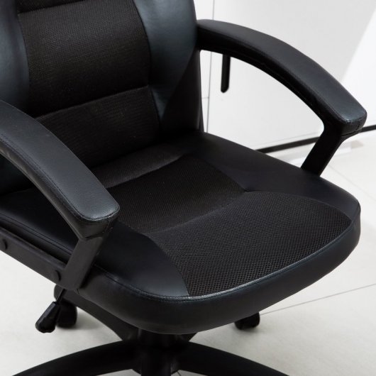 Vinsetto Sillón de Oficina Negro