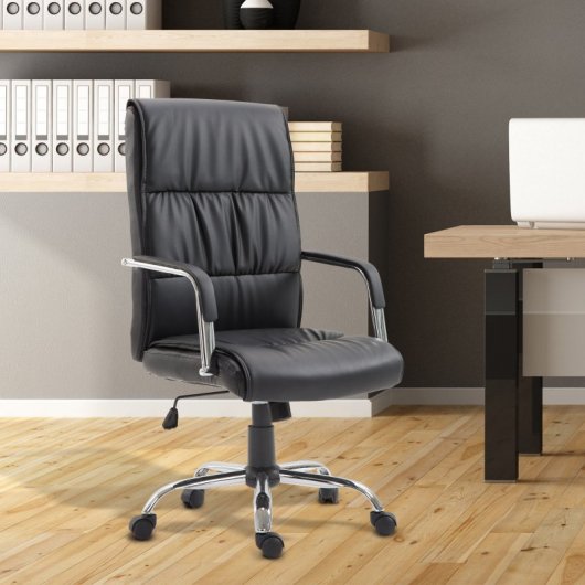 Vinsetto Silla Ejecutiva de Oficina Negra