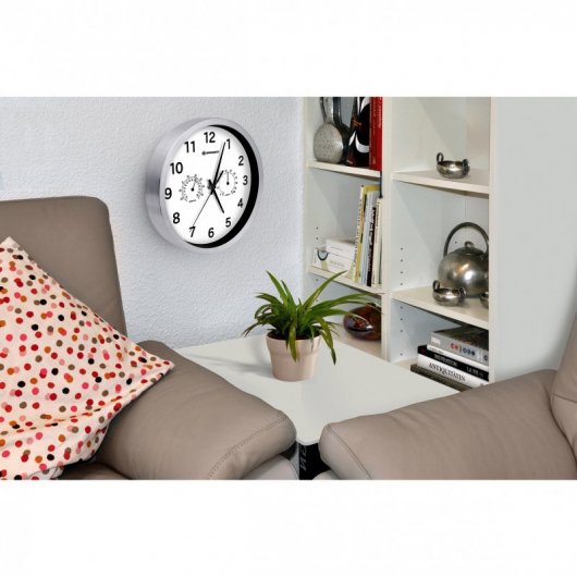 Bresser MyTime DCF Estación Meteorológica Analógica de Pared Blanco