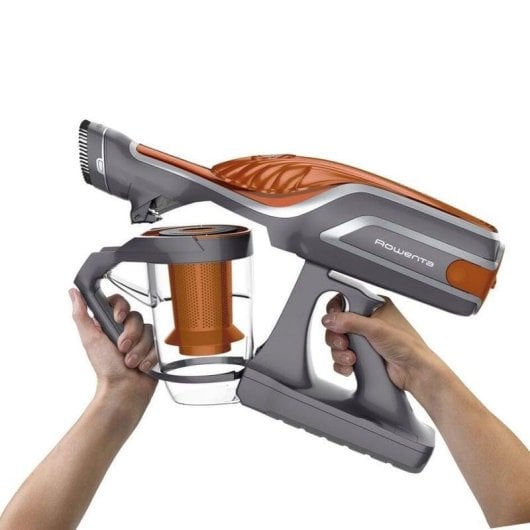 Rowenta Air Force Flex 760º Animal Care + Aspirador Escoba Naranja