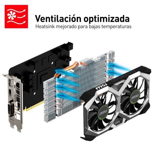 MSI GeForce GTX 1650 Ventus XS 4GB GDDR5