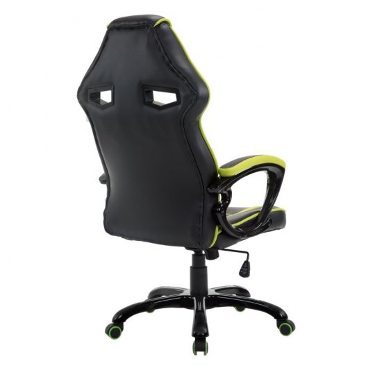 HomCom Silla Gaming Negro/Verde