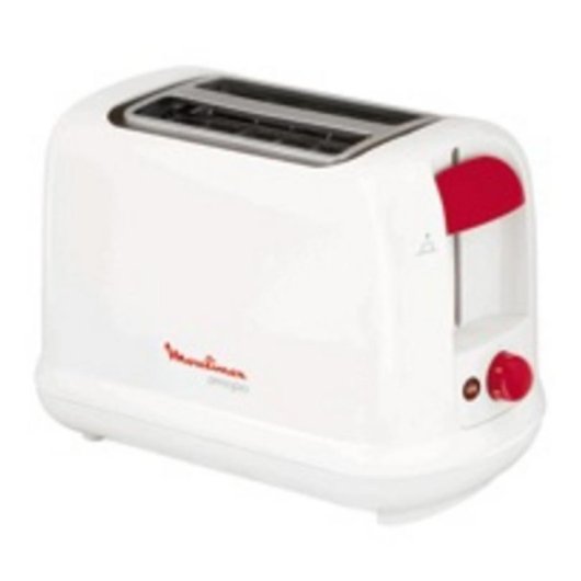 Tostadora Moulinex Principio LT160111 2 Ranuras 850 W 7 Niveles Recogemigas Blanca
