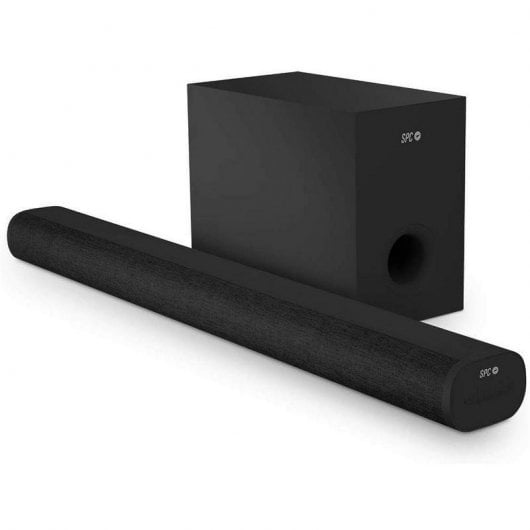 SPC Suana Barra de Sonido + Subwoofer Bluetooth 100W Negra