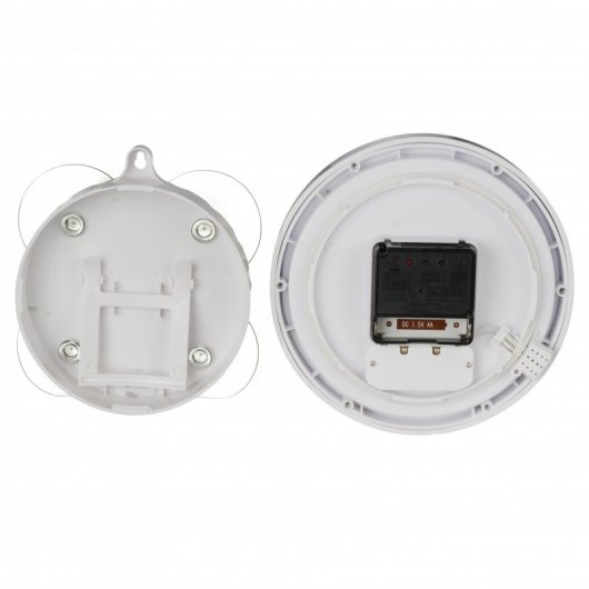 Bresser MyTime Bath RC Reloj de Baño con Indicador de Temperatura Negro