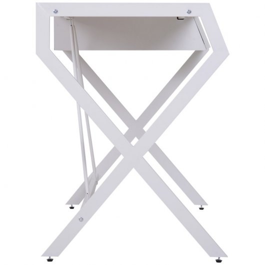 Homcom Mesa para Escritório 105x56x75cm Madeira/Branca
