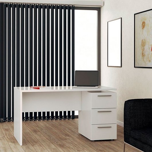 Habitdesign Stylus Mesa de Escritório Branca