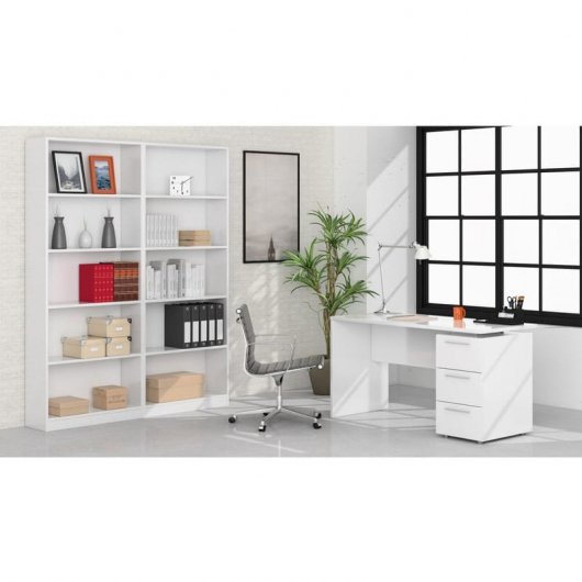 Habitdesign Stylus Mesa de Escritório Branca