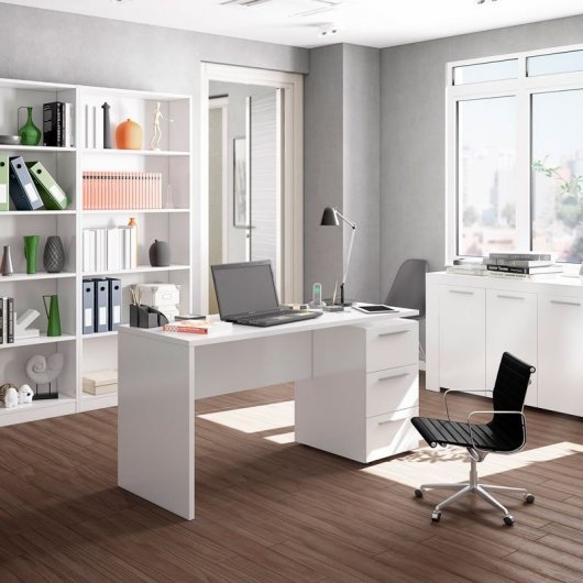Habitdesign Stylus Mesa de Escritório Branca