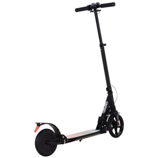 Homcom Patinete Eléctrico Plegable Negro