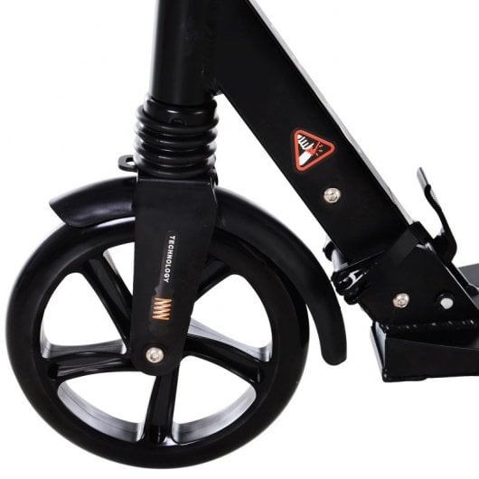 Homcom Patinete Eléctrico Plegable Negro