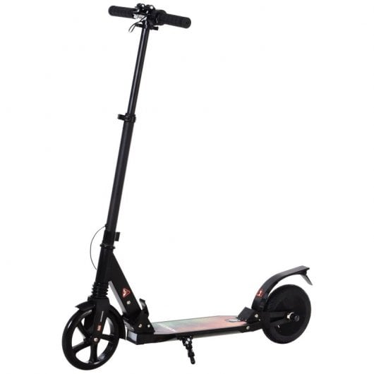 Homcom Patinete Eléctrico Plegable Negro