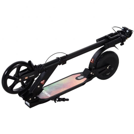 Homcom Patinete Eléctrico Plegable Negro