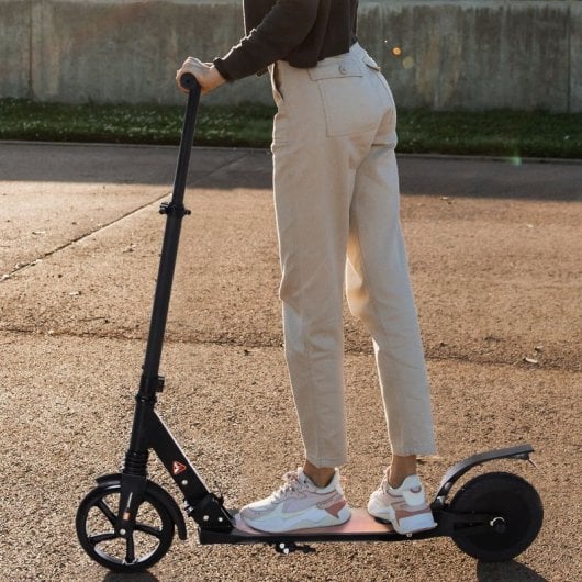 Homcom Patinete Eléctrico Plegable Negro
