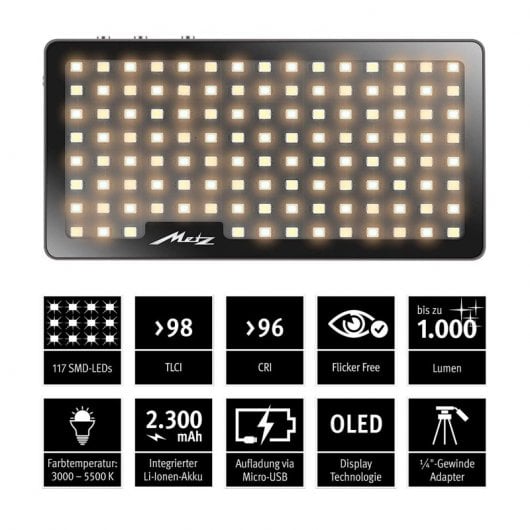 Metz Mecalight S500 BC Antorcha LED