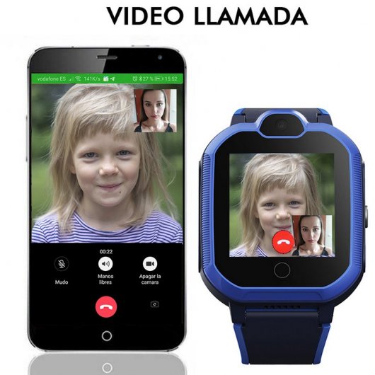 Leotec Allo 4G GPS Smartwatch Azul