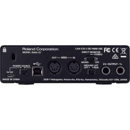 Roland RUBIX22 Interfaz de Audio