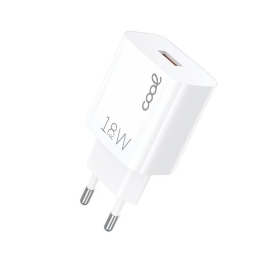 Cool Cargador de Red Universal USB Tipo-C 3A con Carga Rápida Blanco