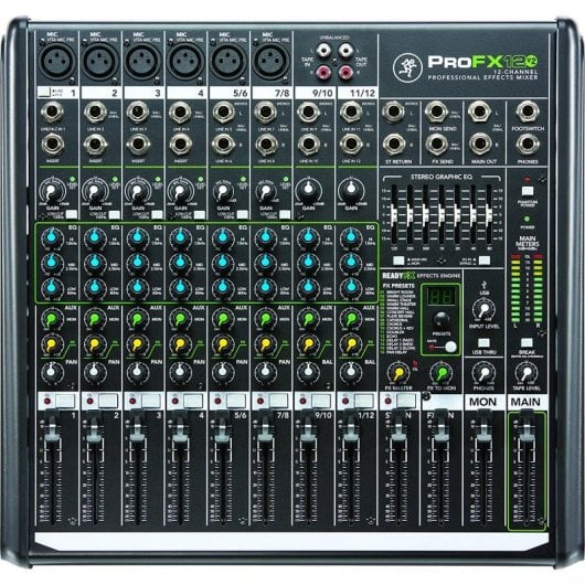 Mackie ProFX12v2 Mesa de Mistura 12 Canais
