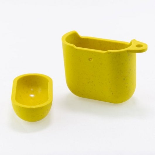 Ksix Funda Eco-Friendly Amarilla para AirPods
