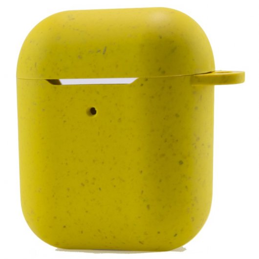 Ksix Funda Eco-Friendly Amarilla para AirPods
