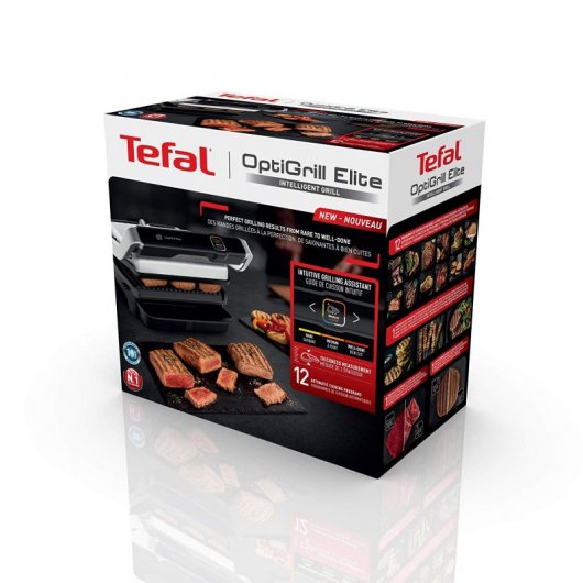 Tefal Optigrill Elite GC750D12 Parrilla Eléctrica 2000W