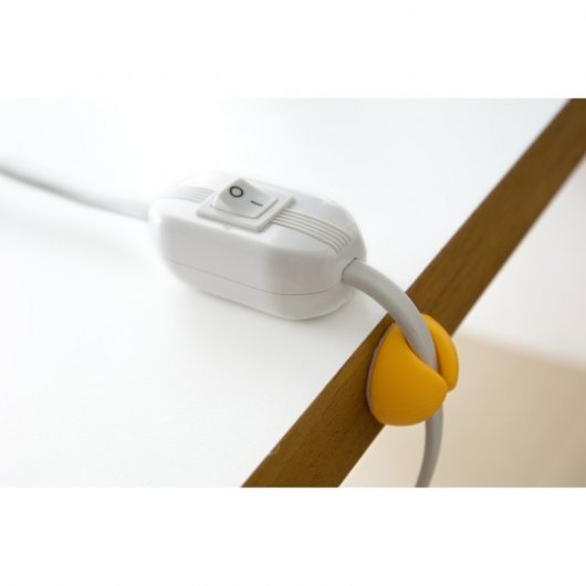 Bluelounge Cabledrop Pack 6 Organiseurs de Câbles Couleurs Vives
