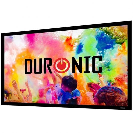 Duronic FFPS133 Pantalla de Proyección Fija con Marco Negro 16:9 295x165 133"