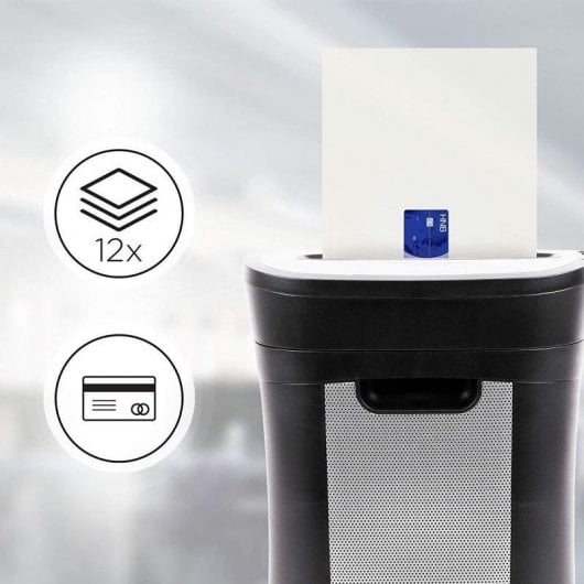 Destructeur de papier à coupe croisée Duronic PS571 19 L