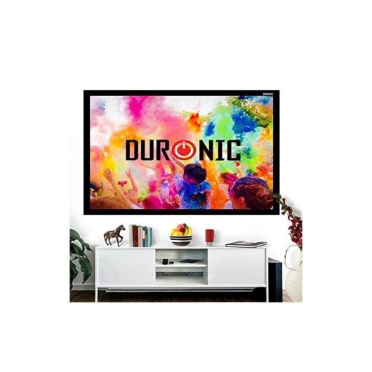 Duronic APS60 /169 Pantalla de Proyección Fija con Velcro Adhesivo 16:9 133x74 60"