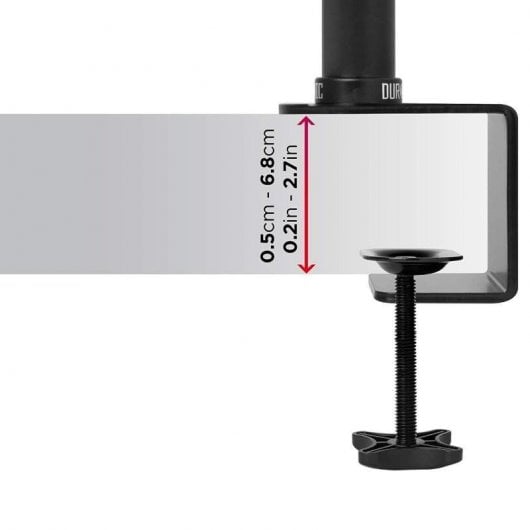 Duronic DM451X1 Suporte para Monitor de 13" a 27" VESA 75/100 Máx 8Kg