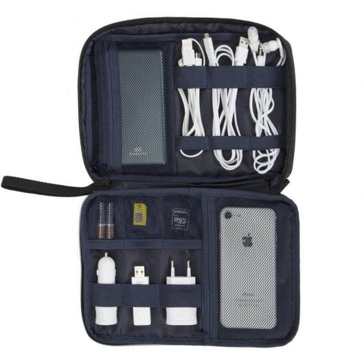 Rivacase Biscayne 5632 Organizador de Viaje para Accesorios Negro