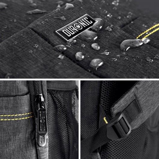 Duronic LB13 Mochila para Portátil hasta 15.6" Gris