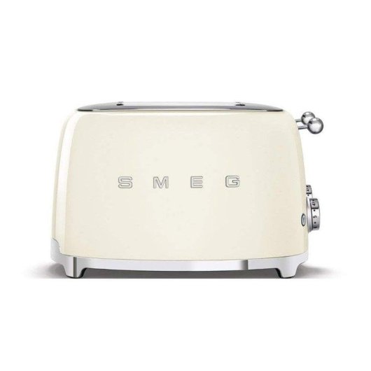 Grille-pain vintage Smeg TSF03CREU 4 Fentes 2000W 6 Niveaux Creme