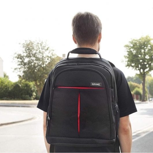 Duronic LB23 Mochila Impermeable para Portátil hasta 15.6" Negra