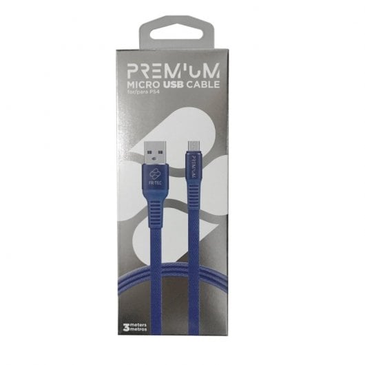 Câble Micro USB vers USB Premium FR-TEC pour PS4 3m