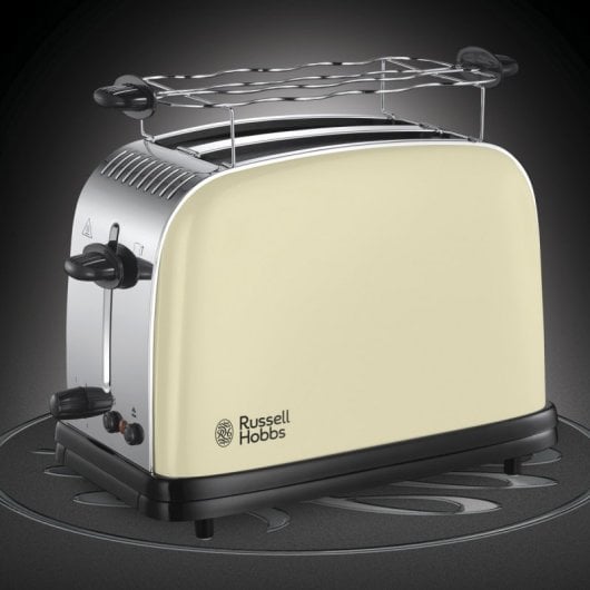 Russell Hobbs Colours Plus Tostadora 4 Rebanadas 1100W Crema