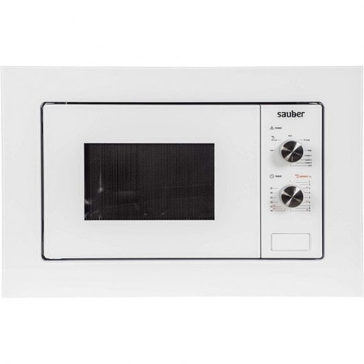 Sauber HMS01W Microondas con Grill Integrable 20L Blanco