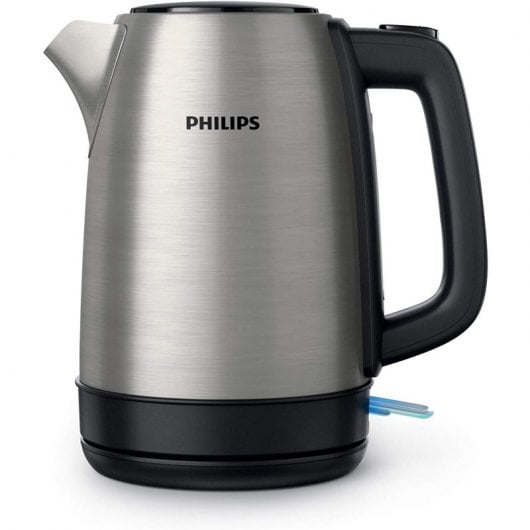 Philips Daily Collection HD9350/90 Bollitore in metallo, coperchio a molla, indic. lum.