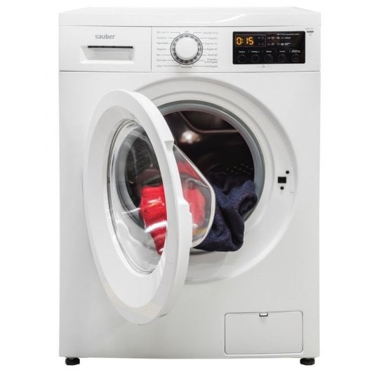 Sauber WM612 Lavadora Carga Frontal 6Kg A+++ Blanca