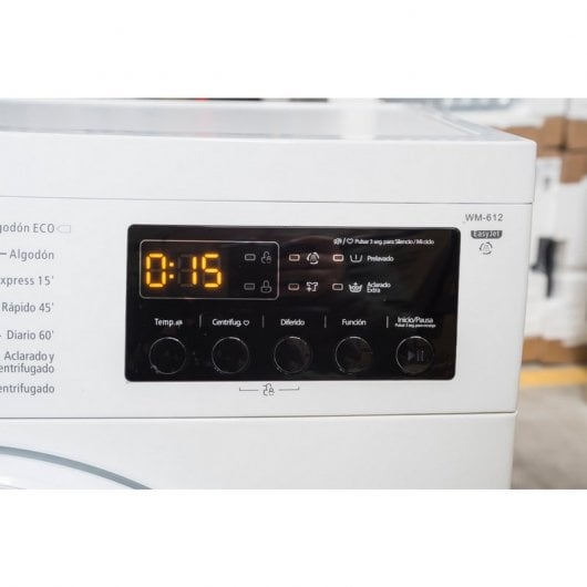 Sauber WM612 Lavadora Carga Frontal 6Kg A+++ Blanca