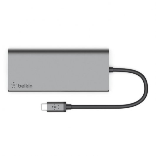 Belkin Hub USB-C a 2xUSB/USB-C/HDMI Gris