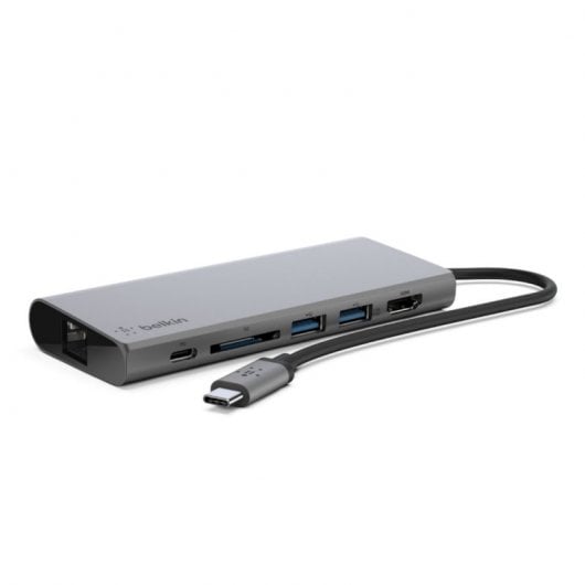 Belkin Hub USB-C a 2xUSB/USB-C/HDMI Gris