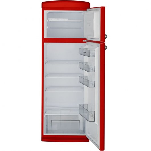 Sauber SFR1750R Frigorífico Dos Puertas A+ Rojo