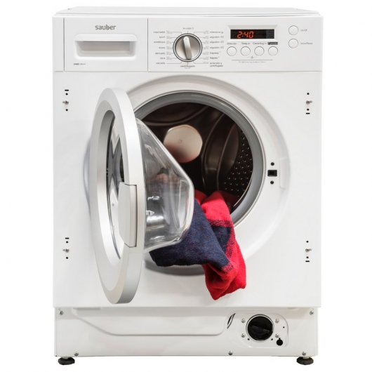 Sauber WMB1 Lavadora Integrable Carga Frontal 8Kg A+++
